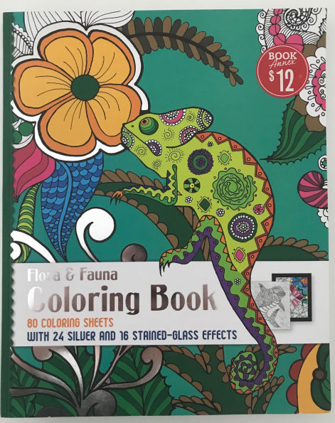 Metallic / Stained Glass Coloring Book(E-B00KS) DIGITAL BOOK