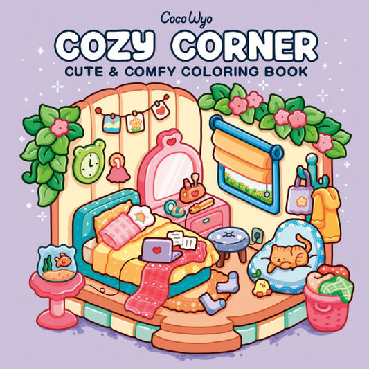 Cozy Corner: Coloring Book for Adults and Kids(E-B00KS) DIGITAL BOOK
