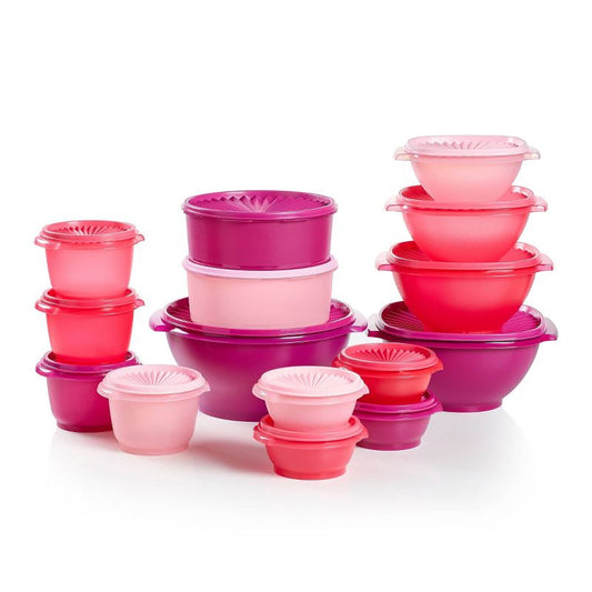 Tupperware 30pc (set of 15) Heritage Food Storage Container Set