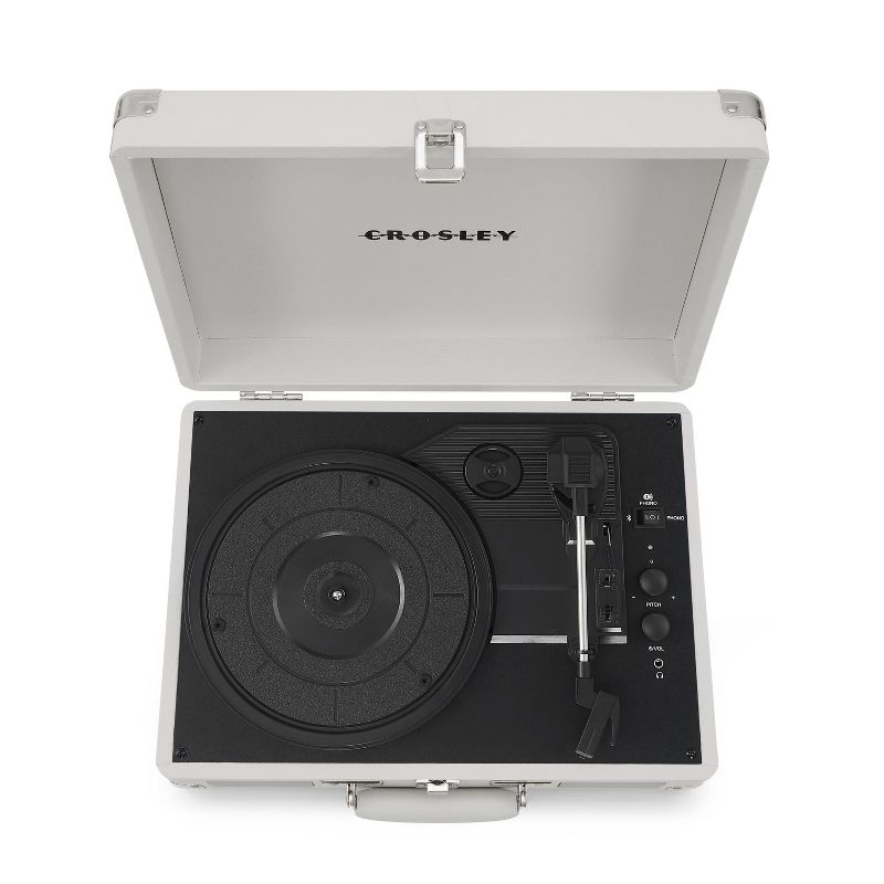 Crosley Cruiser Plus Bluetooth Vinyl Record Player - White Sand