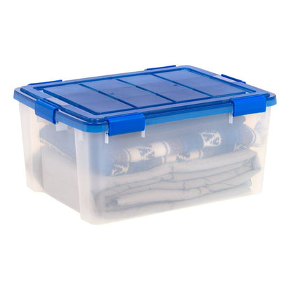 IRIS 60qt WeatherPro Plastic Storage Bin