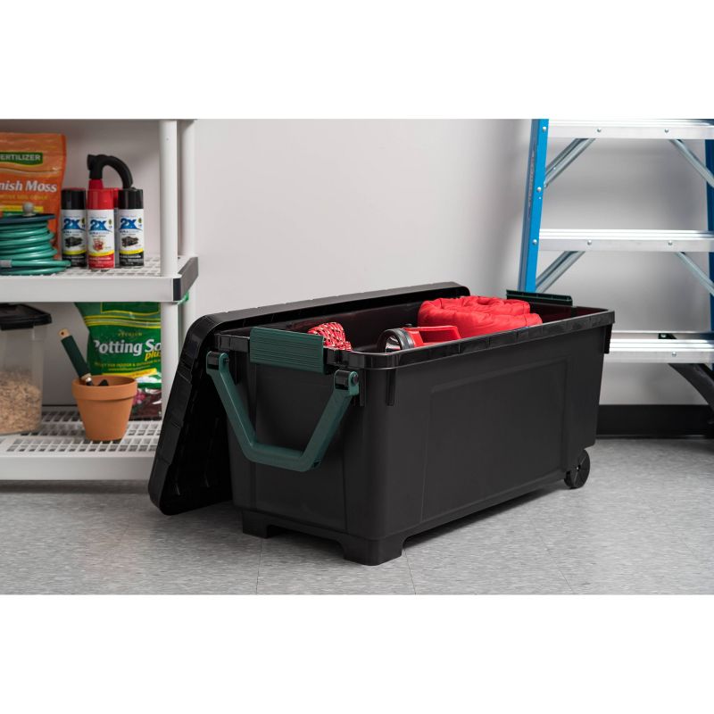 IRIS Remington 42gal Plastic Storage Bins with Lids Latching Totes Heavy Duty Containers