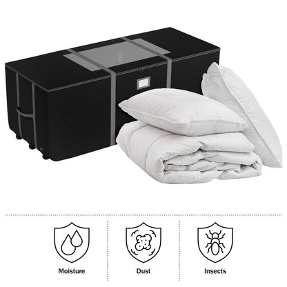 Elf Stor Rolling Christmas Tree Storage Bag Black