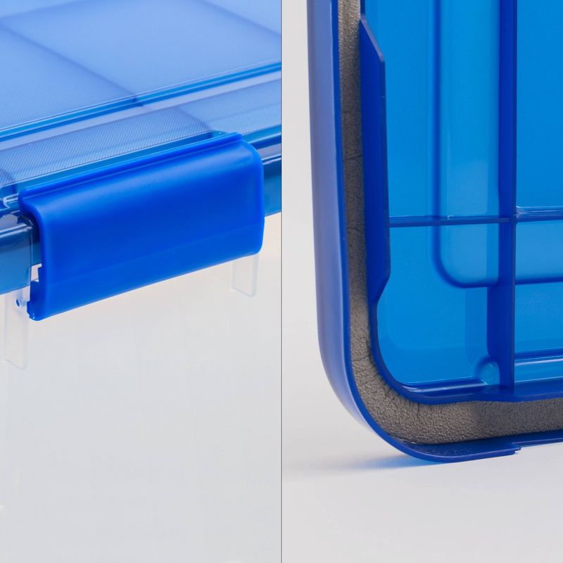 IRIS WeatherPro Plastic Storage Bin with Lid