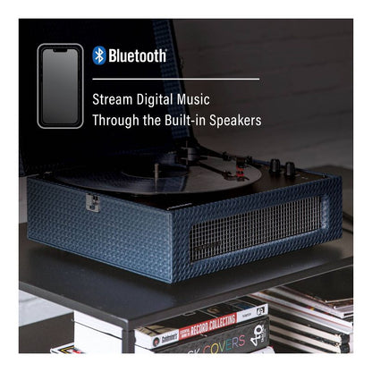 Crosley Voyager Bluetooth Vinyl Record Player - Dark Navy