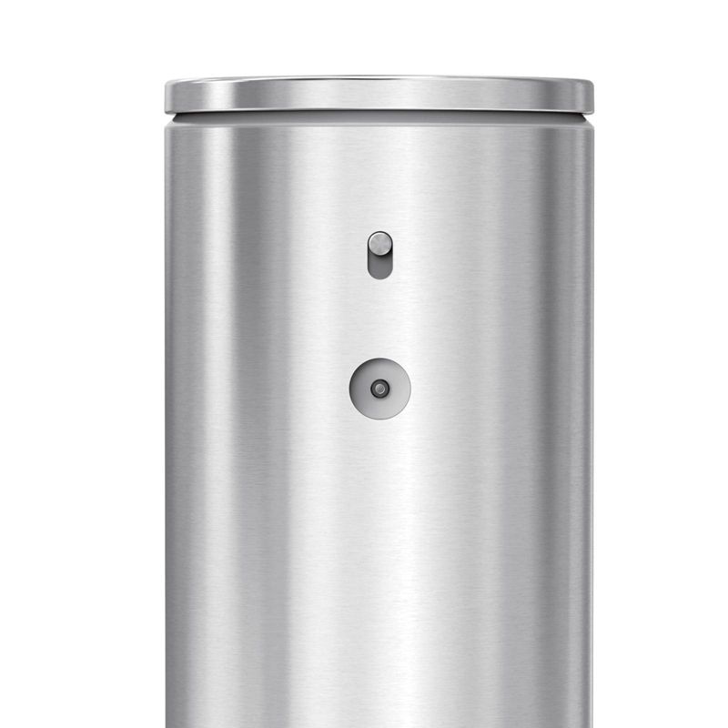 simplehuman 9 oz. Touch-Free Automatic Rechargeable Sensor Liquid Soap Dispenser, Stainless Steel
