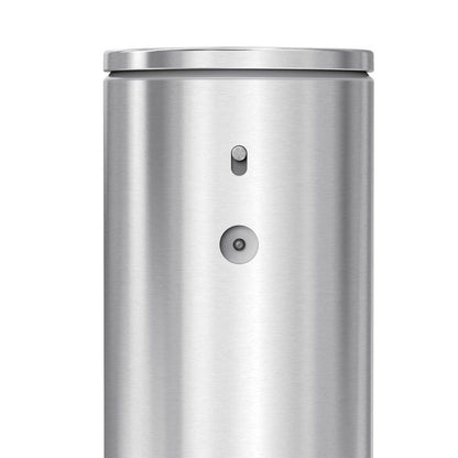 simplehuman 9 oz. Touch-Free Automatic Rechargeable Sensor Liquid Soap Dispenser, Stainless Steel