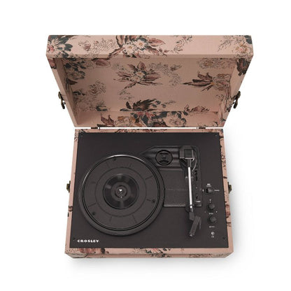 Crosley Voyager Bluetooth Vinyl Record Player - Floral