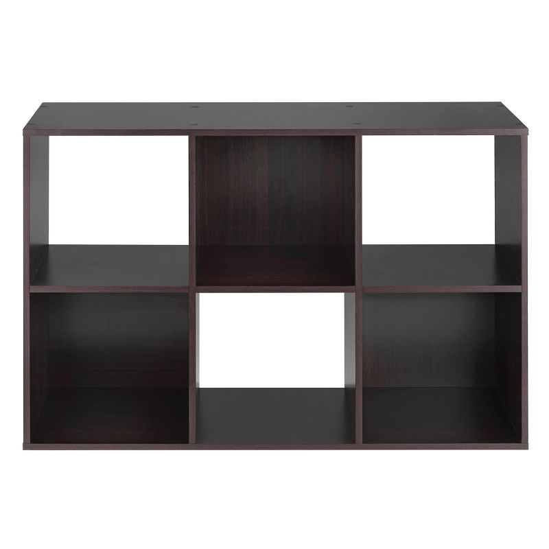Whitmor 6 Section Cube Organizer Brown