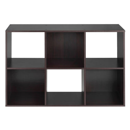 Whitmor 6 Section Cube Organizer Brown