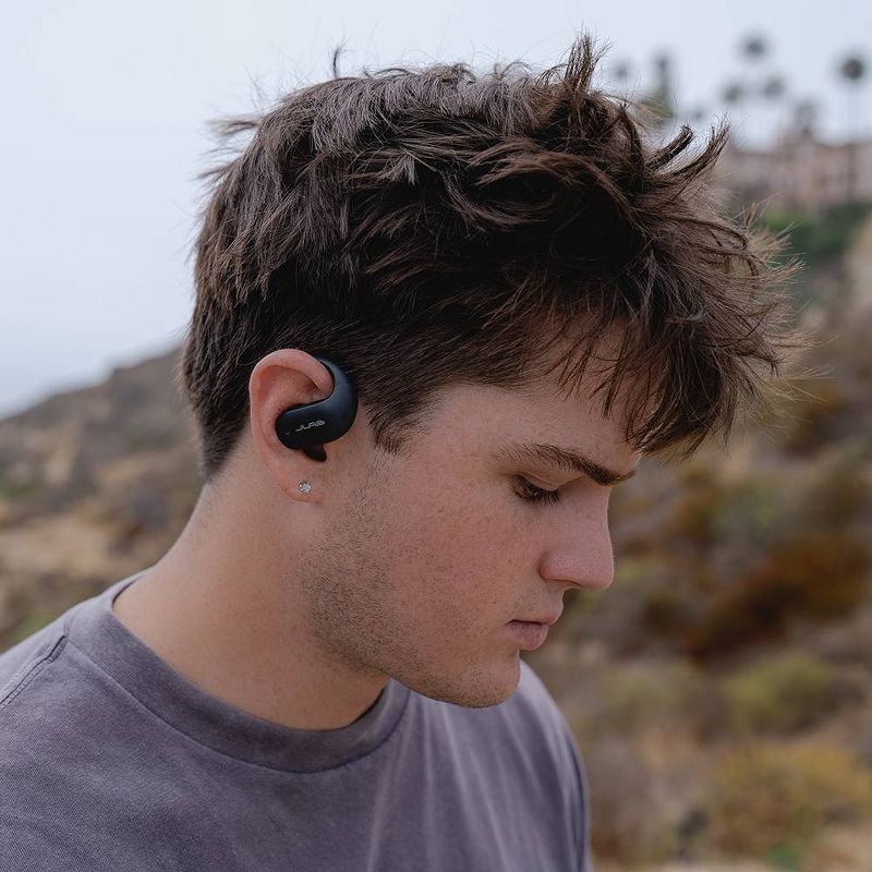 JLab JBuds Open Sport True Wireless Bluetooth Earbuds - Black