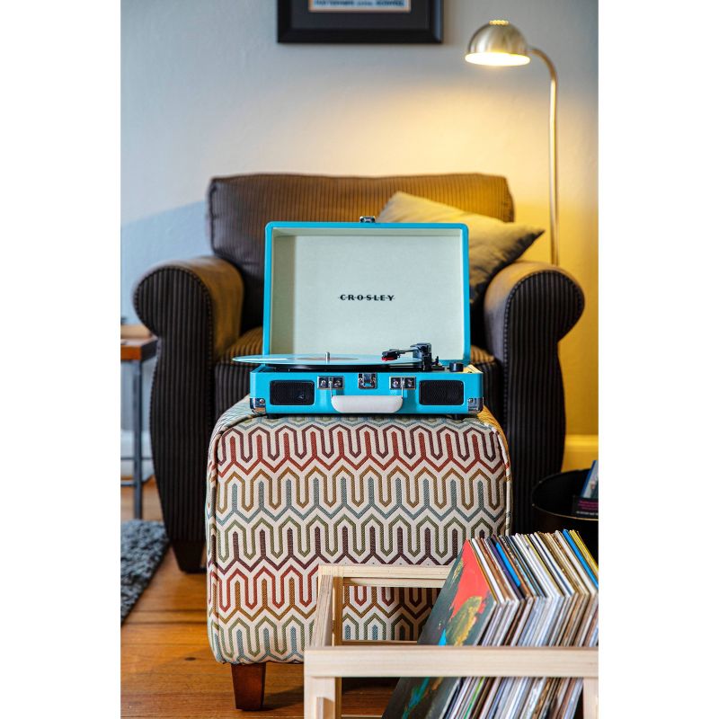Crosley Cruiser Plus Bluetooth Vinyl Record Player - Turquoise