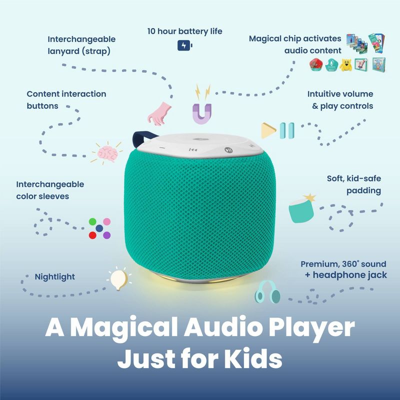 Storypod Audio Player - Teal