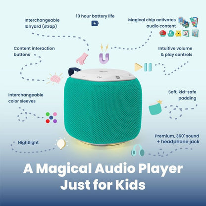 Storypod Audio Player - Teal