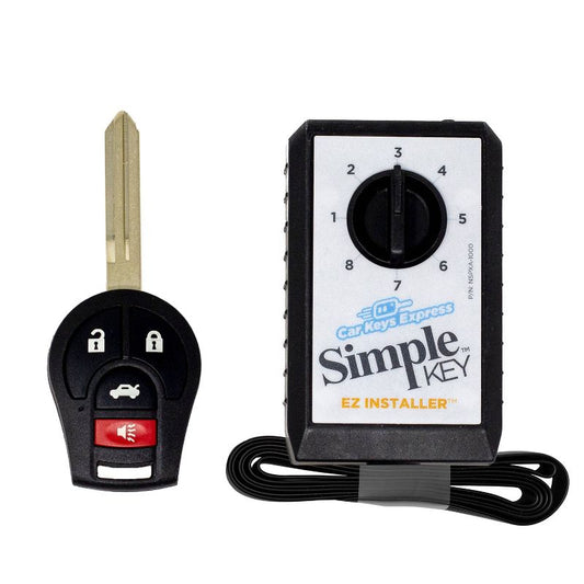 Car Keys Express Nissan Simple Key NISRK4TSK-PK: Key Programmer, 1-Year Warranty, Vehicle Electronics, CR1632 Battery Included