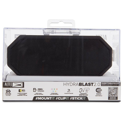 Altec Lansing HydraBlast 2.0 Bluetooth Speaker - Black