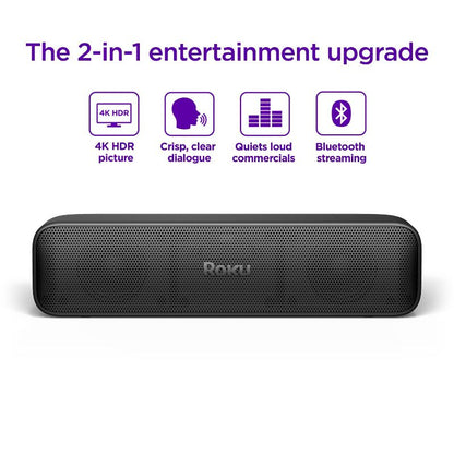 Roku Streambar SE 2-in-1 TV Soundbar with Built-in Streaming, Premium Speakers, & Enhanced Speech Clarity