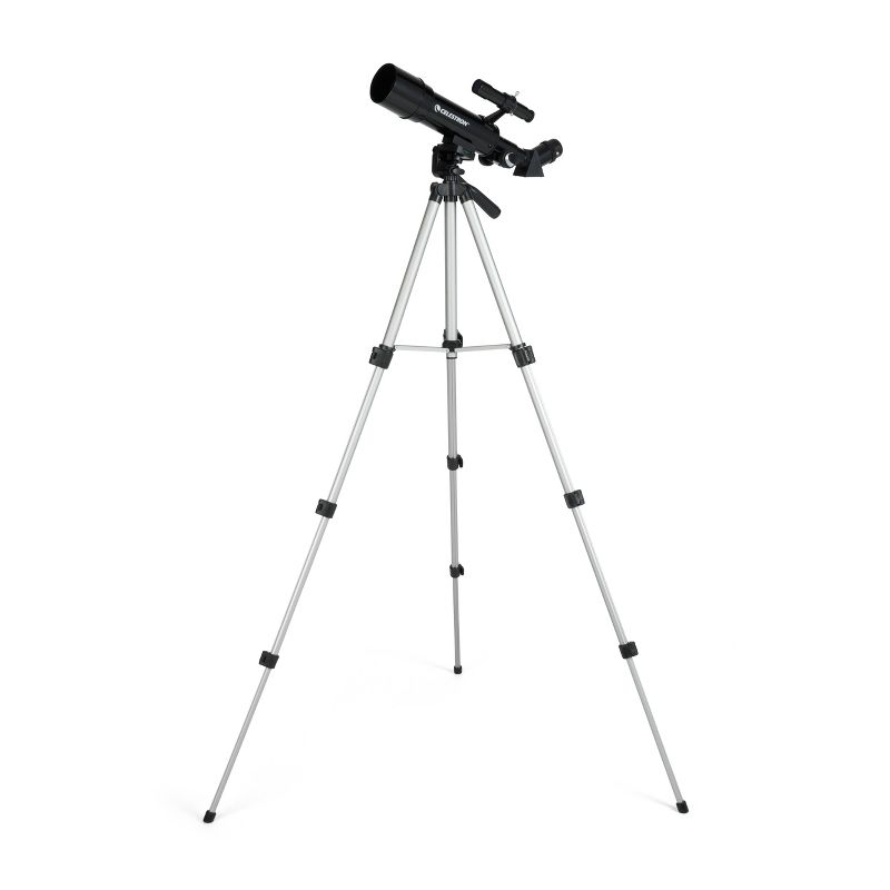 Celestron Travel Scope 50 Portable Telescope with Basic Smartphone Adapter - Black