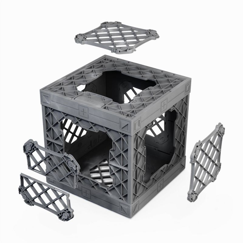 UbeCube 3pk Decorative Storage Bins Gray