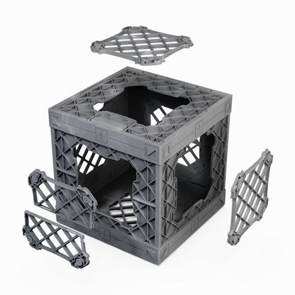 UbeCube 3pk Decorative Storage Bins Gray
