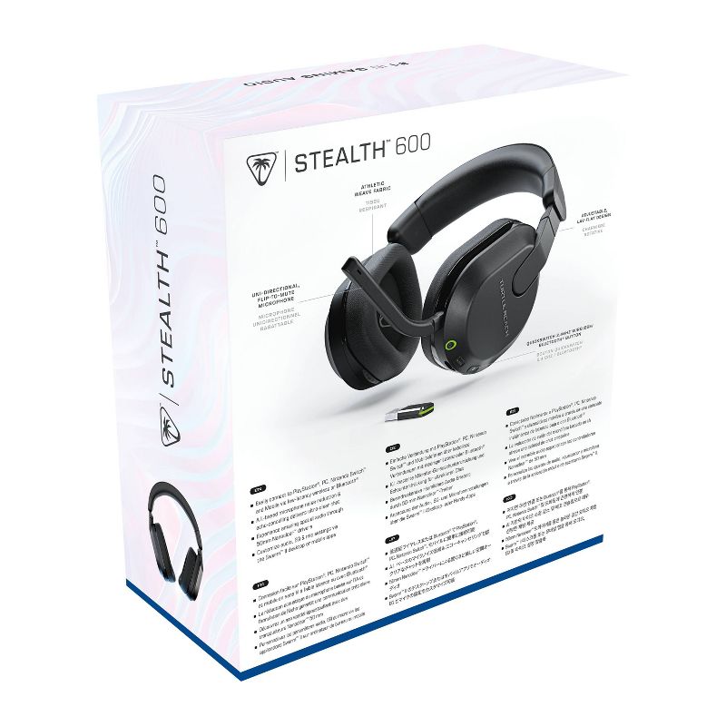 Turtle Beach Stealth 600 Gen 3 Wireless Headset for PlayStation - Black