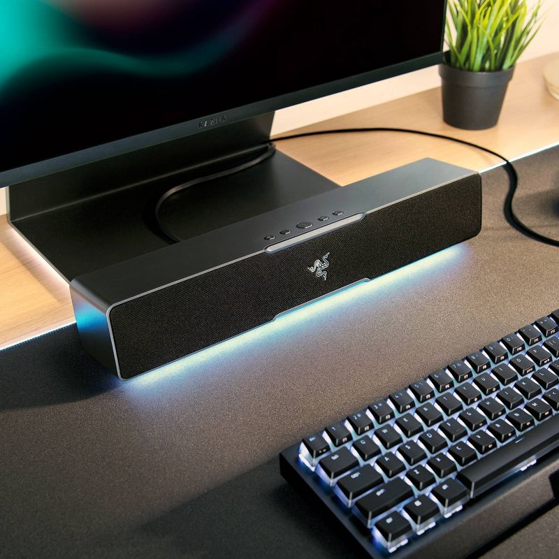 Razer Leviathan V2 X Bluetooth Gaming Speaker with RGB Lighting (1-Piece) - Black