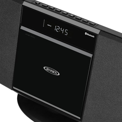 JENSEN Wall Mountable Bluetooth Music System with MP3 CD Player - Black