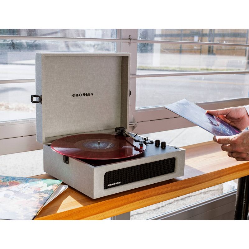 Crosley Voyager Bluetooth Vinyl Record Player - Gray