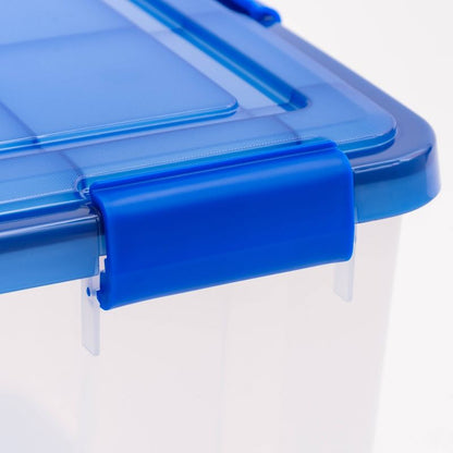 IRIS WeatherPro Plastic Storage Bin with Lid