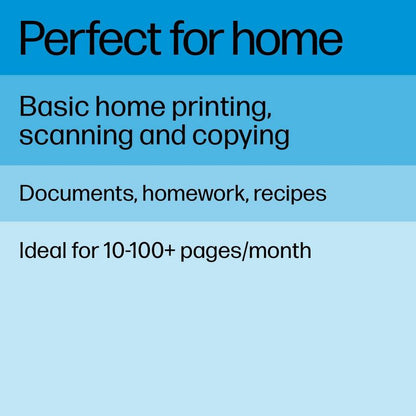HP DeskJet 2734e Wireless All-in-One Color Printer Scanner Copier with Instant Ink and HP+ (26K72A)