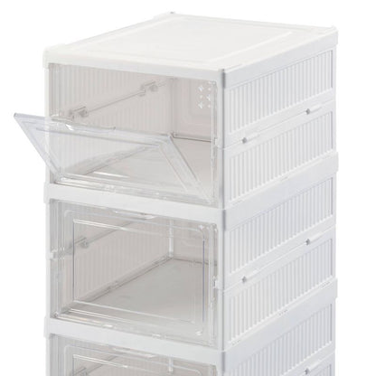Simplify 6 Tier Collapsible Shoe Organizer Storage Box