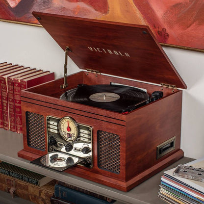 Victrola Classic Wood Bluetooth Record Player - Mahogany
