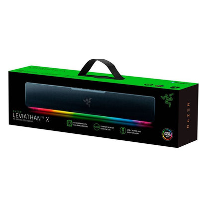 Razer Leviathan V2 X Bluetooth Gaming Speaker with RGB Lighting (1-Piece) - Black