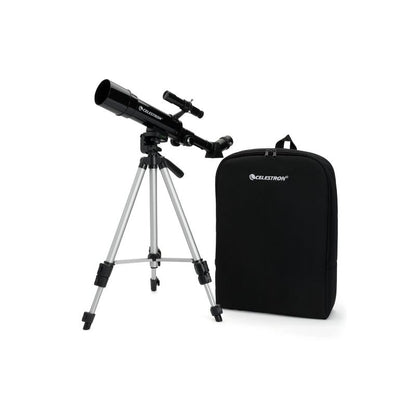 Celestron Travel Scope 50 Portable Telescope with Basic Smartphone Adapter - Black
