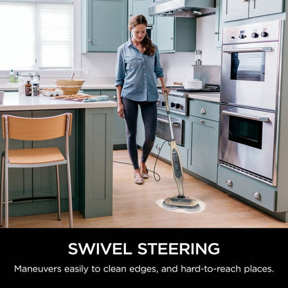 Shark Steam and Scrub All-in-One Scrubbing and Sanitizing Hard Floor Steam Mop - S7001TGT: Electric Floor Steamer, 3 Speeds