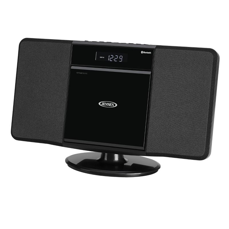 JENSEN Wall Mountable Bluetooth Music System with MP3 CD Player - Black
