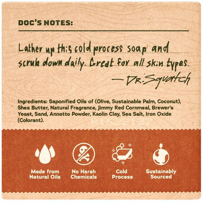 DR. SQUATCH Men's Natural Bar Soap - Fresh/Bourbon/Coconut/Pine Scent - 40oz/8ct