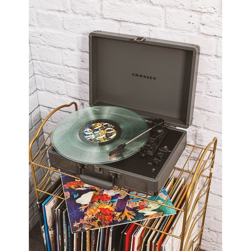 Crosley Cruiser Plus Bluetooth Vinyl Record Player - Slate