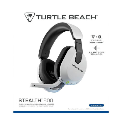 Turtle Beach Stealth 600 Gen 3 Wireless Headset for PlayStation - White
