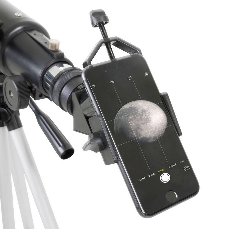 Celestron Travel Scope 50 Portable Telescope with Basic Smartphone Adapter - Black