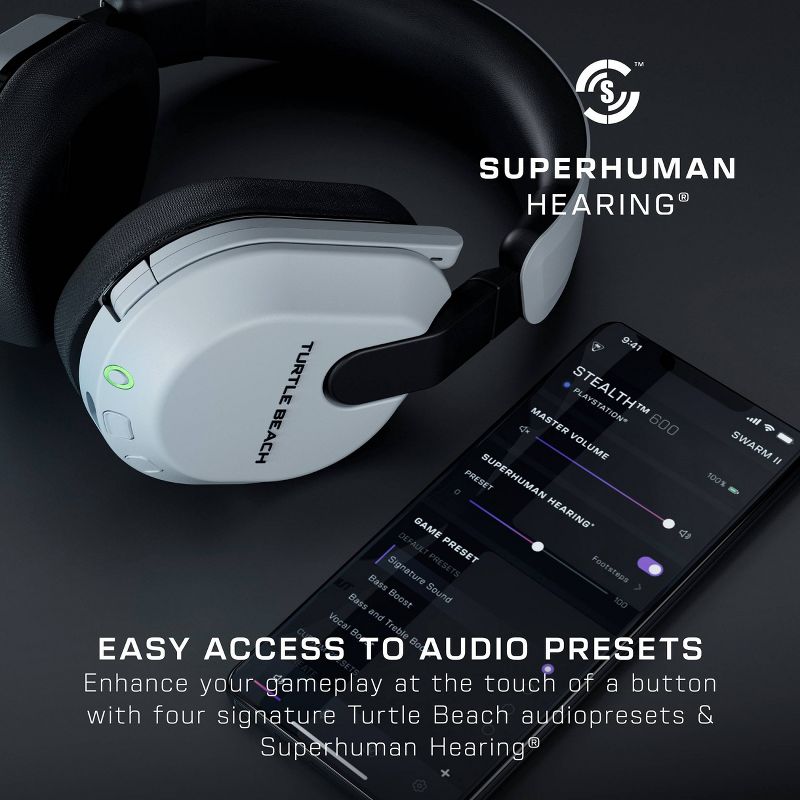 Turtle Beach Stealth 600 Gen 3 Wireless Headset for PlayStation - White