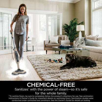 Shark Steam and Scrub All-in-One Scrubbing and Sanitizing Hard Floor Steam Mop - S7001TGT: Electric Floor Steamer, 3 Speeds