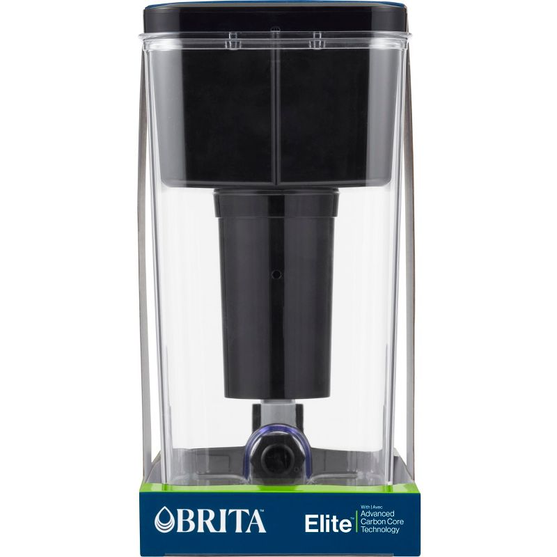 Brita Extra Large 27-Cup UltraMax Filtered Water Dispenser with Filter - Jet Black