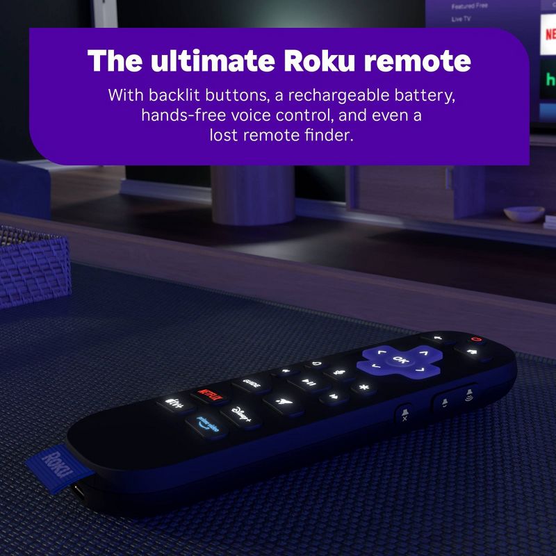 Roku Ultra 2024 Ultimate 4K Streaming Device with HDR10+, Dolby Vision & Atmos Bluetooth & Wi-Fi 6 Voice Remote Pro with Free & Live TV