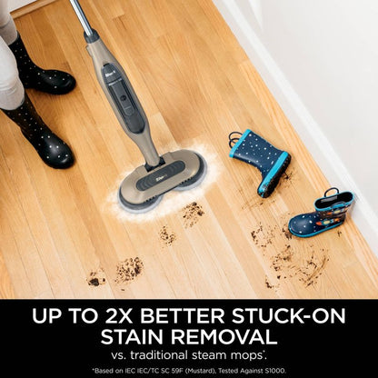 Shark Steam and Scrub All-in-One Scrubbing and Sanitizing Hard Floor Steam Mop - S7001TGT: Electric Floor Steamer, 3 Speeds