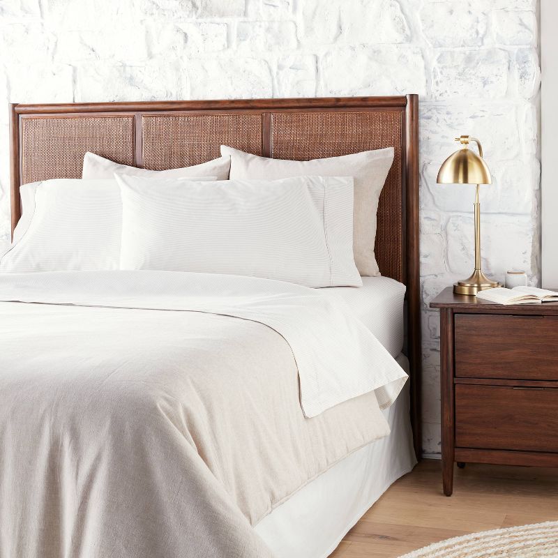 Cotton Percale Microstripe Sheet Set - Hearth & Hand™ with Magnolia