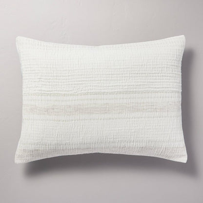 3pc Heather Stripe Comforter Bedding Set Twilight Taupe - Hearth & Hand™ with Magnolia
