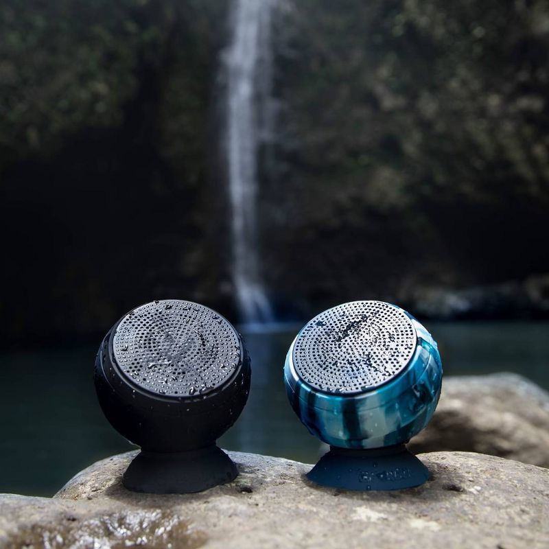 Speaqua Barnacle Vibe 3.0 Portable Waterproof Bluetooth Speaker with Built in Storage (2,000 songs)