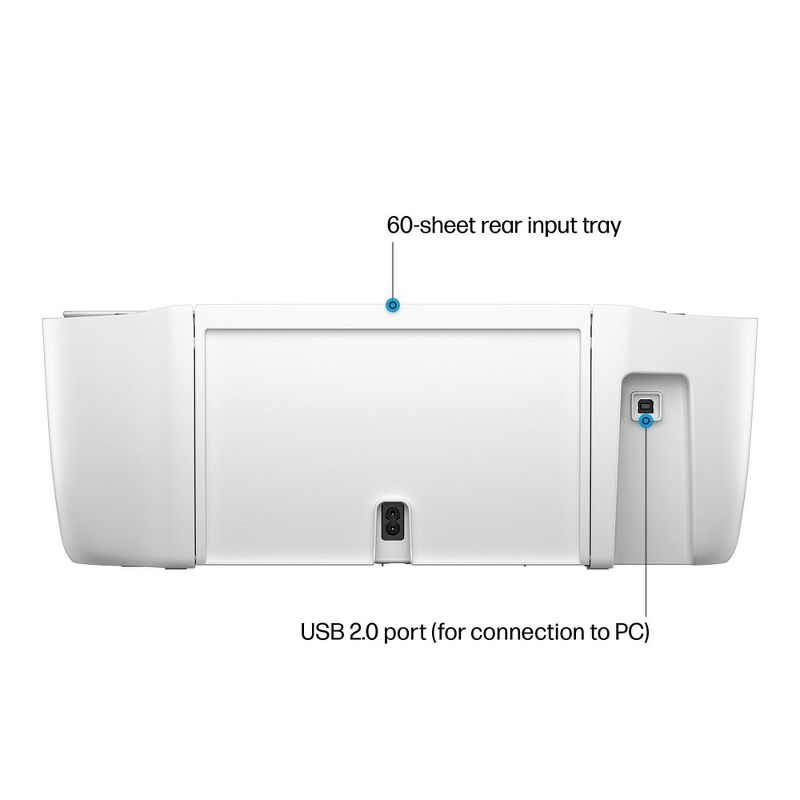 HP DeskJet 2734e Wireless All-in-One Color Printer Scanner Copier with Instant Ink and HP+ (26K72A)