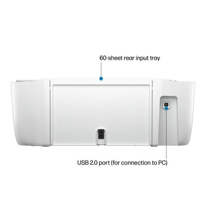 HP DeskJet 2734e Wireless All-in-One Color Printer Scanner Copier with Instant Ink and HP+ (26K72A)